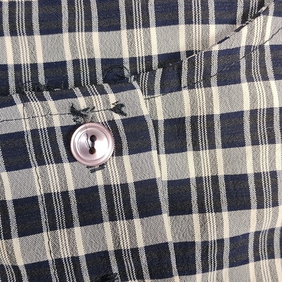 Fitting Image women's short sleeved button down blouse size 14/16 - Picture 3 of 11